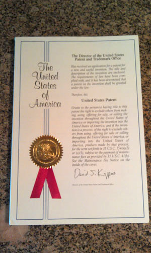 OILKLEEN receives US Patent #8,021,523